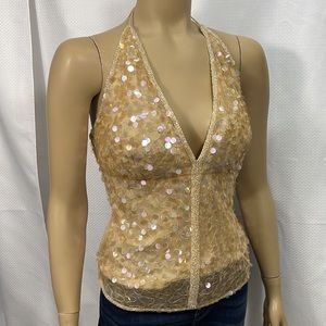Venus Sequin Halter Top